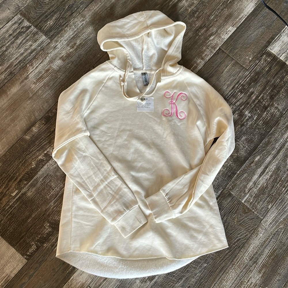New! Monogram K Sweatshirtrt with hood